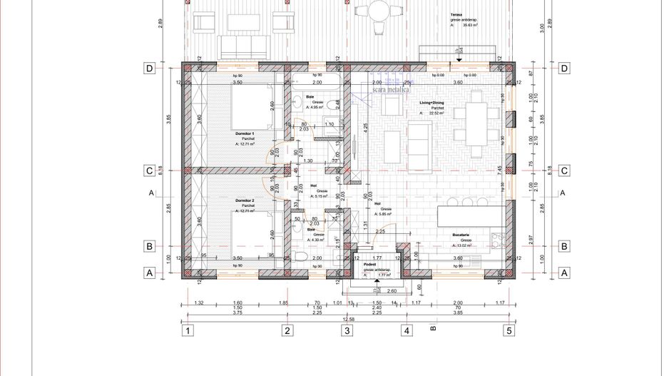 COMISION 0, Casa Individuala, 4 Camere, 3 bai, 110mp, SANMIHAIU GERMAN - Poză 6
