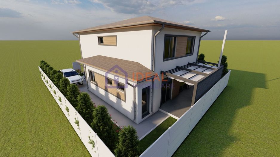 Casa Individuala Moderna cu 5 camere, si 350 mp de curte, in Sura Mica - Schiță 22