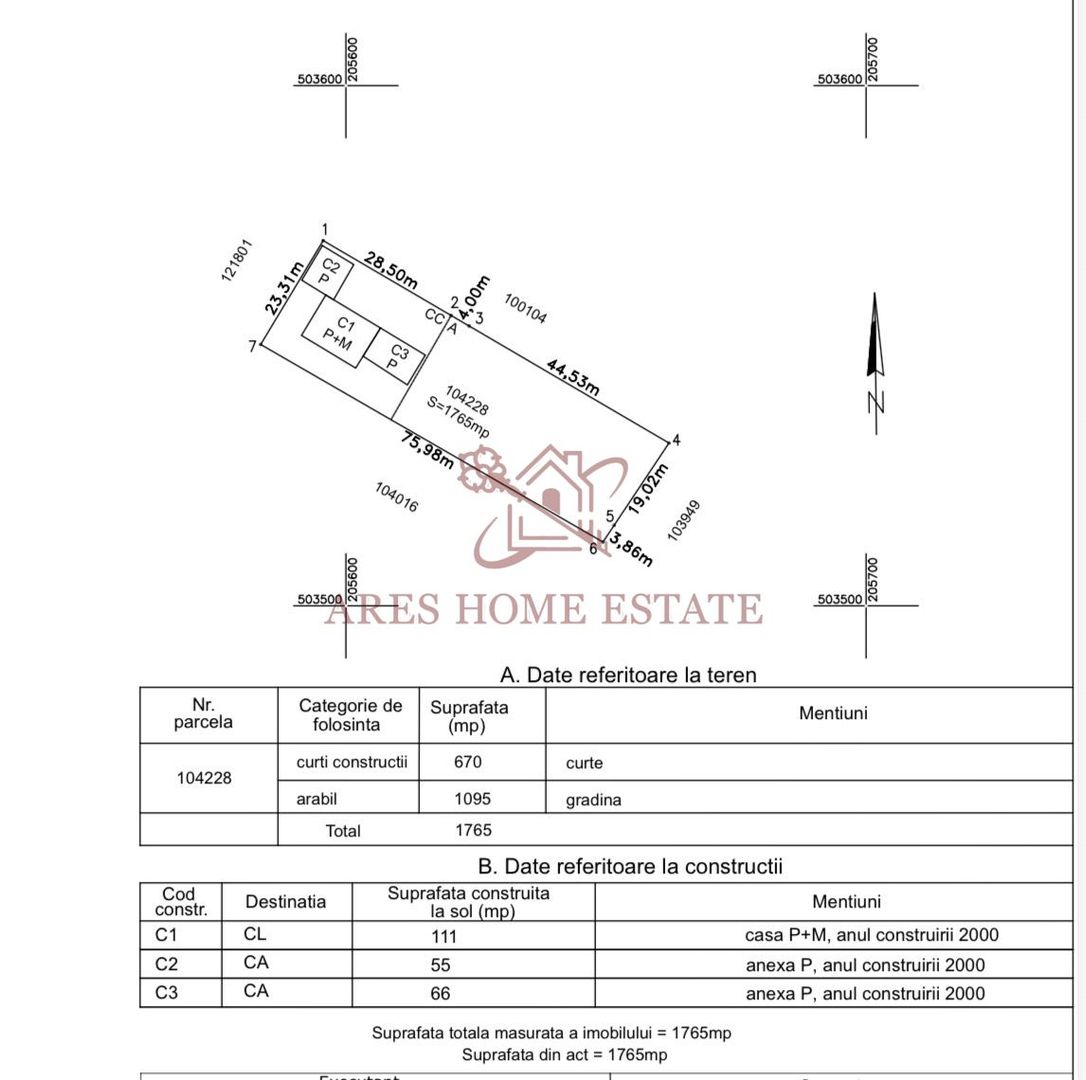 Casă 7 camere + spațiu comercial 55 mp – Orțișoara, 0% comision - Schiță 16