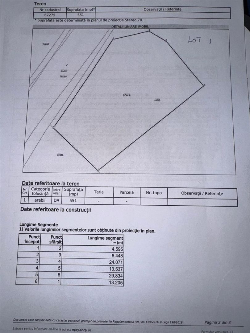 Parcele teren intravilan Strada Podgoria - Poză 2