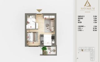 Garsonieră Premium ,Design Modern ,Gata de Mutare ,Astorium Pallady - Poză 4