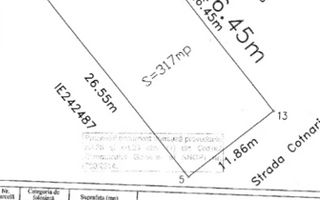 Teren 317 mp langa padure Straulesti-Sisesti - Poză 3