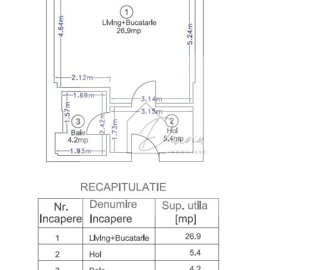 Studio lux Ivory Residence Pipera I terasa superba I mutare imediata - Poză 2