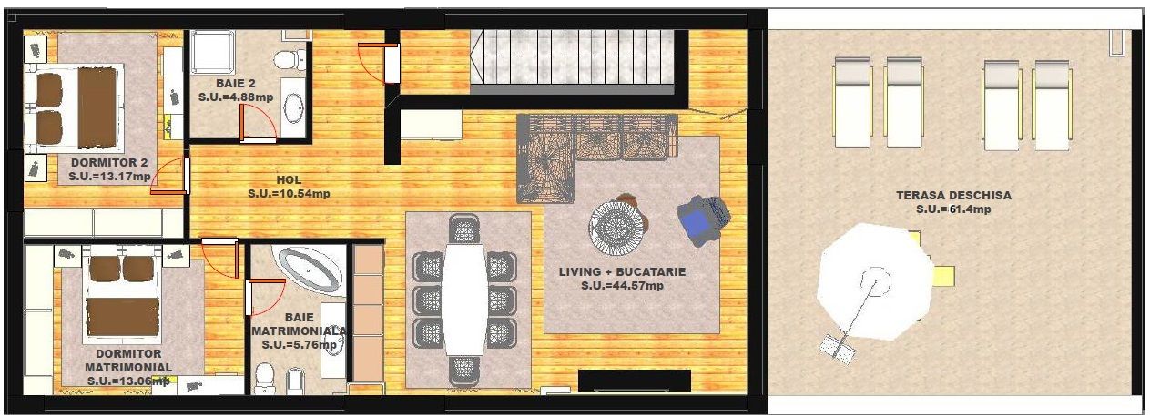 Calea Giulesti Penthouse 153 mp cu terasa panoramica - Poză 14