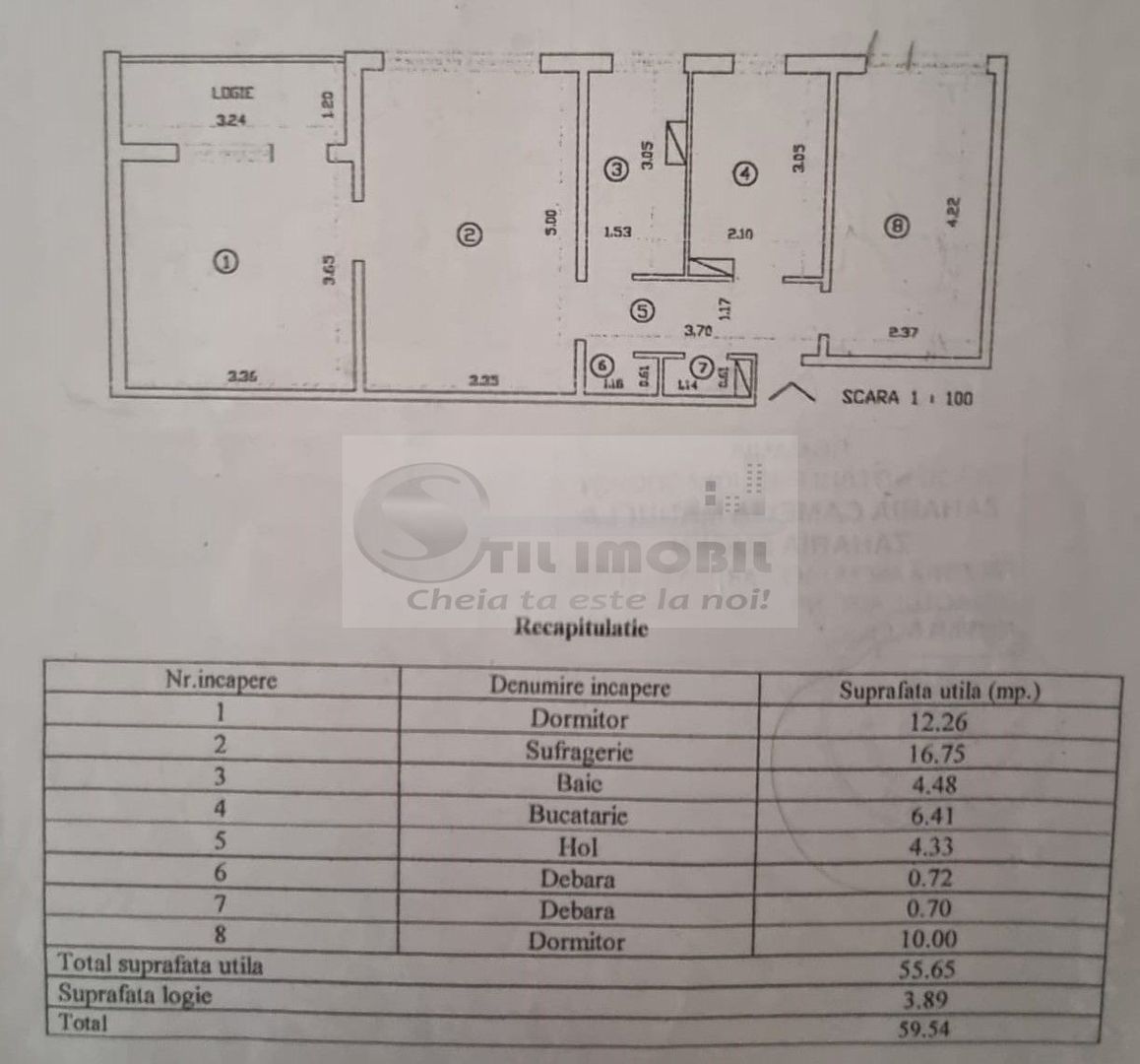 Apartament 3 Camere | 60 mp | Etaj 2 - Zonă Podu Ros - Poză 7