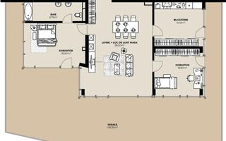 Apartament 3 camere de vânzare 94.85 mp Et.10 Mărăști Penthouse - Poză 1