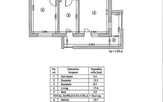 Apartament 2 camere de inchiriat, 67mp, zona Bd. Metalurgiei, Sector 4 - Schiță 7