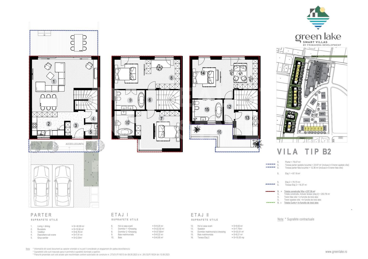 Vilă modernă cu grădină și terasă - București. - Schiță 14