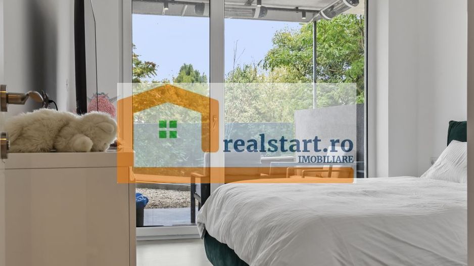 Parter Inalt, Terasa 38mp, vedere catre parc si lac, mobilat si utilat, ROI 6,5% - Poză 9