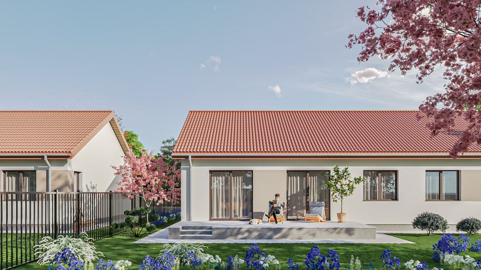 Case individuale Prejmer cu pompă de căldură și panouri fotovoltaice - Poză 9