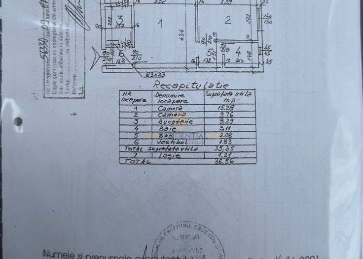 Apartament 2 camere, 1/4, mobilat premium, loc de parcare, Comision 0% - Schiță 19
