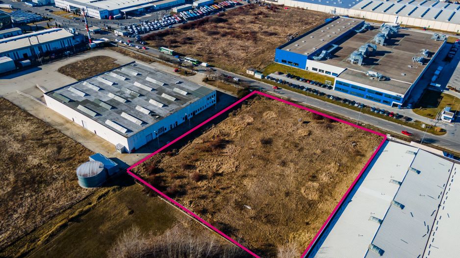 Teren 8500 mp construibil, zona industriala Vest. - Poză 2