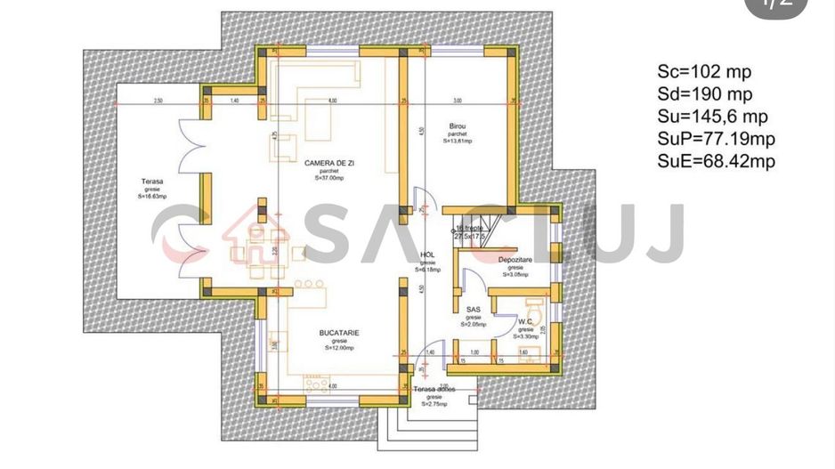 Casa Individuala Semifinisata - Teren Generos - Jucu de Mijloc - Poză 7
