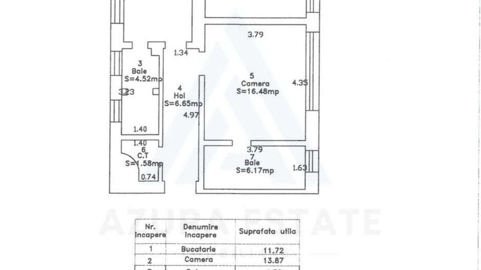 Apartament 2 camere 61 mp utili parter 2 bai 2 pivnite Centrul Istoric - Poză 8