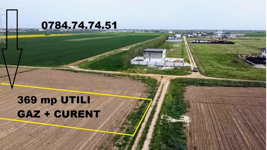 Teren Intravilan 369 mp utili - comuna Berceni - Poză 2