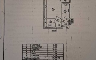 Garsoniera bloc mixt 1983, Favorit, Drumul Taberei - Schiță 3