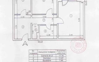 2 Camere 🏢 | 13 Septembrie 📍 | Etaj intermediar ⬆️ | Renovat 2026 ✨ - Schiță 18