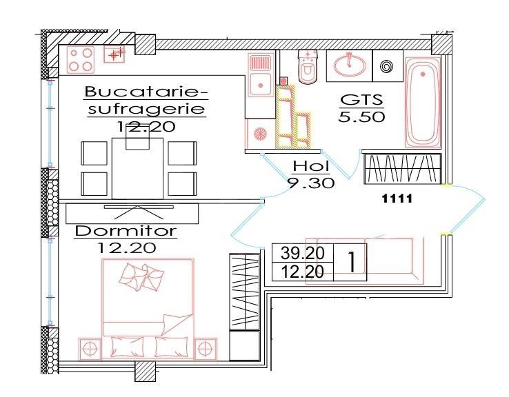 Vânzare, apartament, 1 cameră, str. Ialoveni, Telecentru - Poză 3