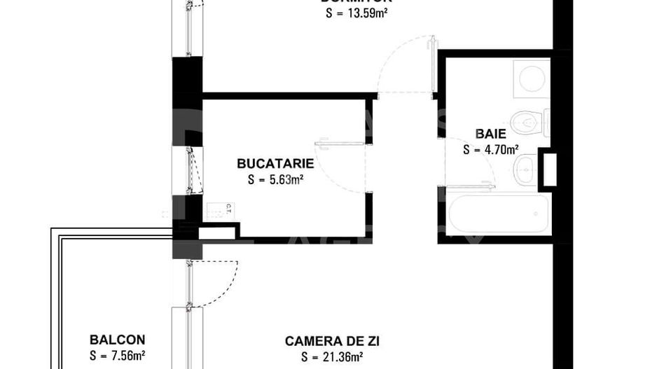 Vânzare, apartament, 2 camere tip 2B, Hils Brauner, București - Poză 11
