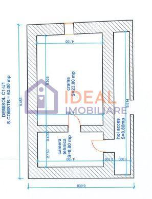 Casă deosebită de închiriat în Cisnădioara, prima inchiriere - Schiță 12