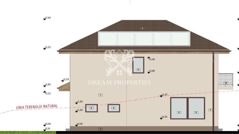 Casa individuala de vanzare, 4 camere, 3 bai, teren 450 mp, Sannicoara - Poză 6