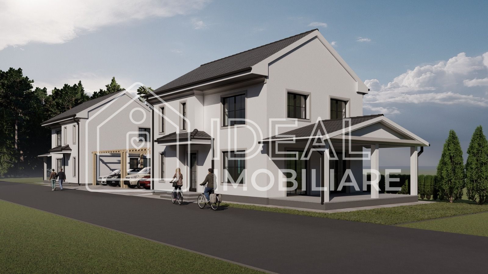 Casa Individuala cu 4 camere si carport, in Selimbar - Poză 1