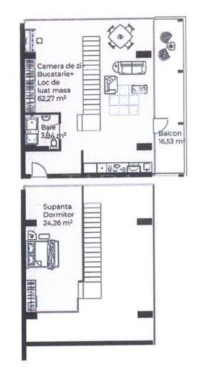 Apartament 2 camere, semifinisat – Gheorgheni, zona Iulius Mall - Poză 1