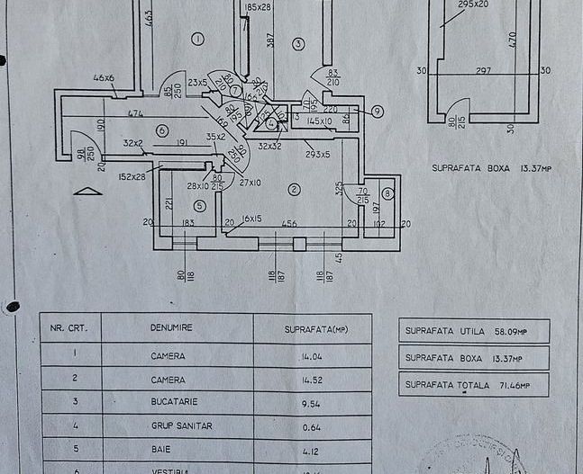 APARTAMENT 2 CAMERE | ZONĂ ULTRACENTRALĂ | PARCARE CURTE PRIVATĂ | - Schiță 9