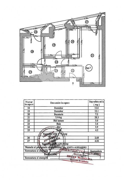 Apartament 3 camere Parcul Circului - Imobil 2020 - Poză 13