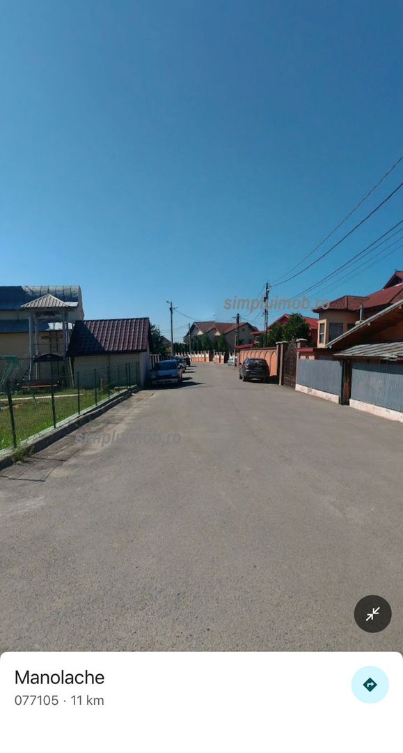 Comuna Manolache Langa Centura Bucuresti gaz curent asfalt - Poză 3