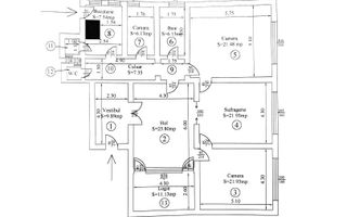 Inchiriere parter birou/showroom/rezidential - vila Dorobanti - Capitale - Schiță 9