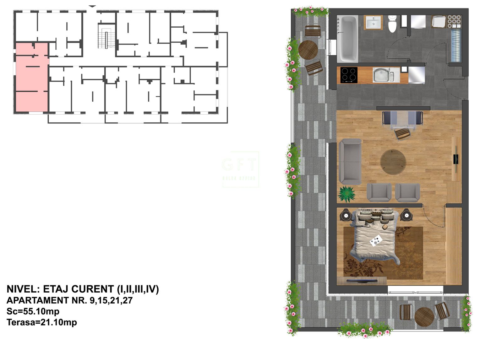 APARTAMENTE NOI, PLATA IN RATE, COMISION 0 % - Poză 12