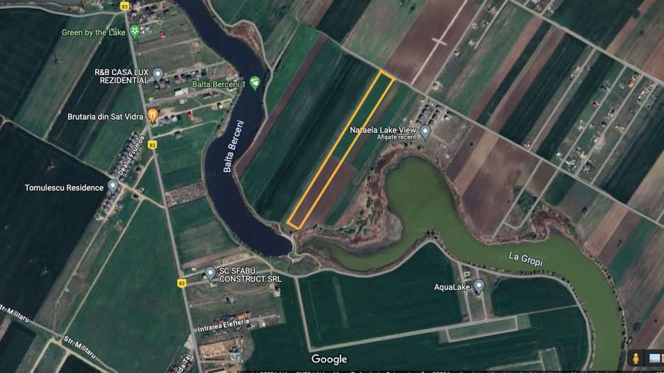 Teren 11906 mp extravilan, rezidential, industrial - in Berceni - Poză 2