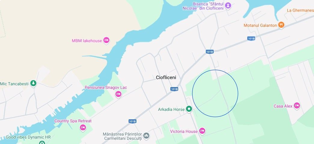 Vanzare teren intravilan | 940 mp | 65 euro/mp | Snagov - Ciofliceni - Poză 1