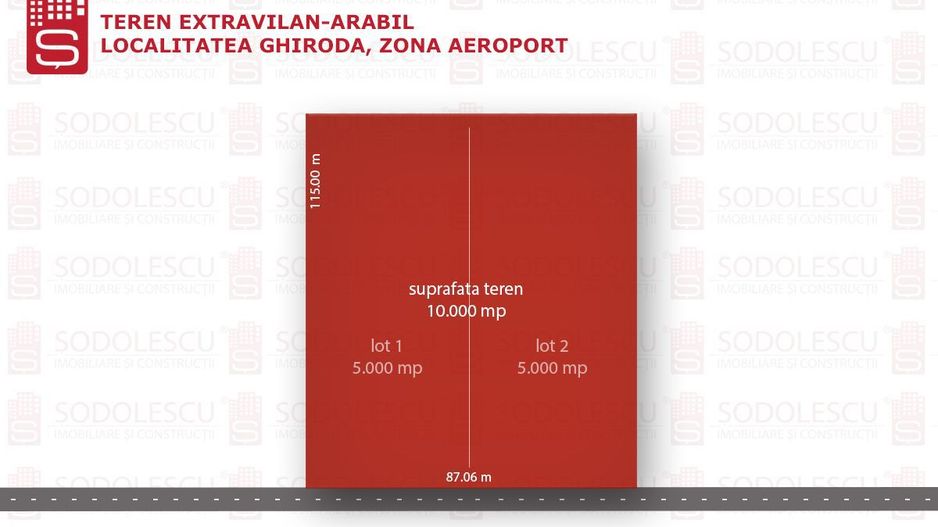Teren pentru dezvoltare industriala/comerciala- ZONA AEROPORT - Poză 1