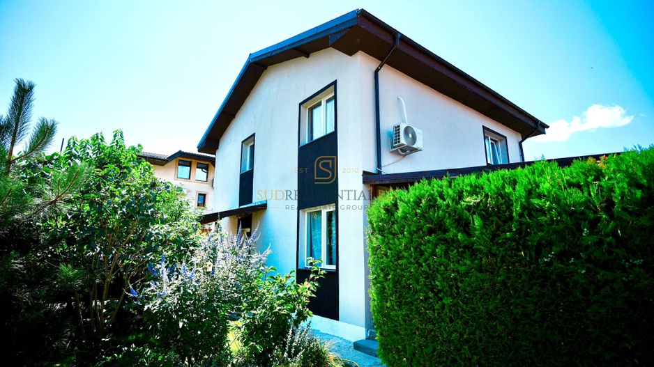 Casă Modernă individuala, 5 camere, P+1E+Pod - Comuna Berceni - Poză 1