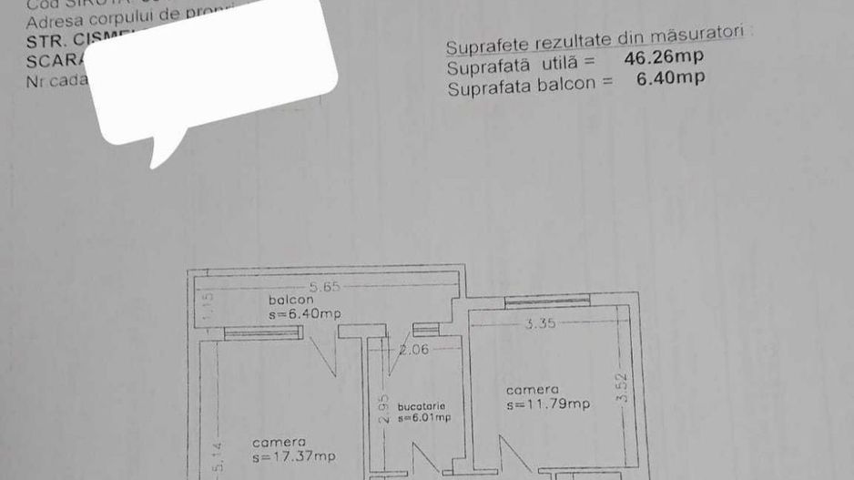 Ciresica-apartament 2 camere - Poză 1