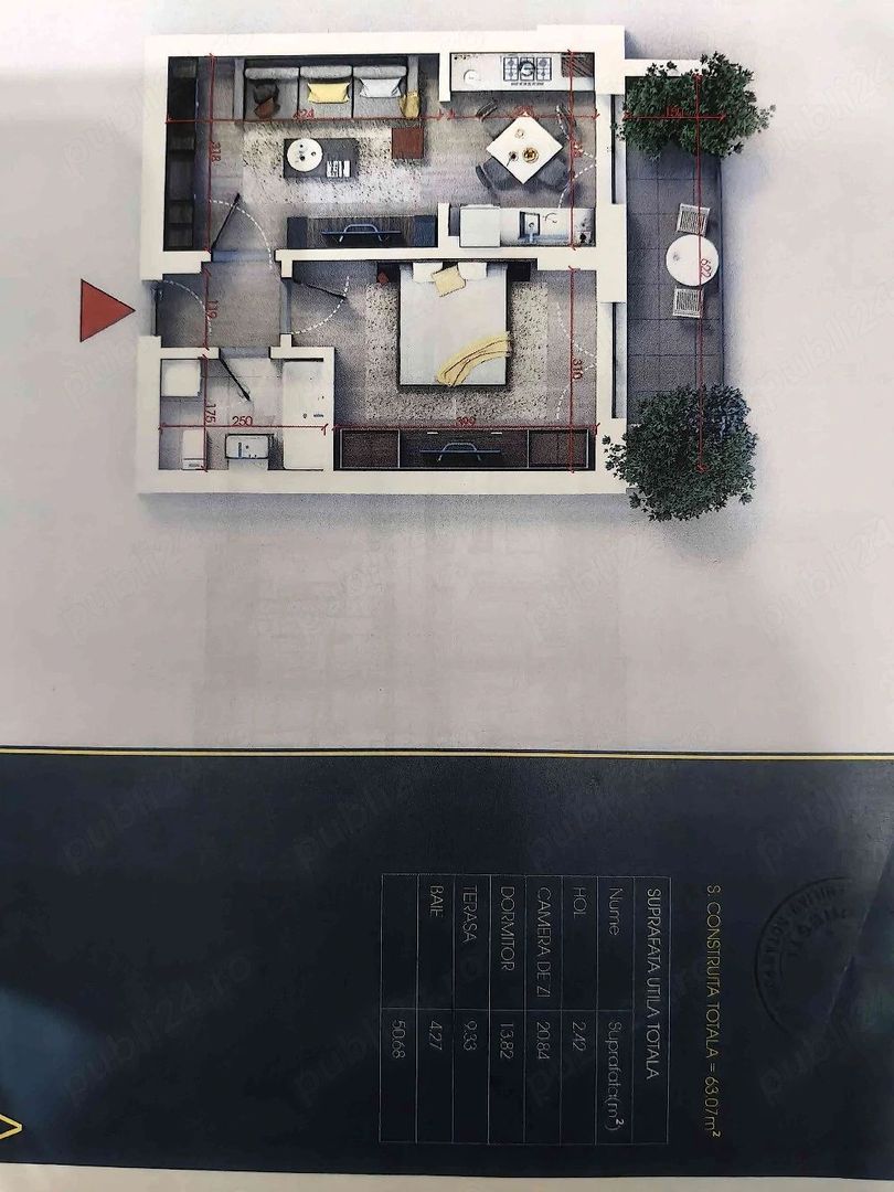 Apartament 2 camere Titan - Poză 2