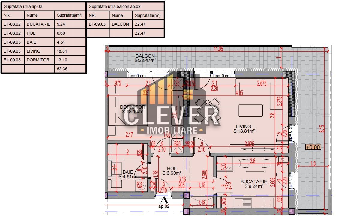 Apartament 2 camere Spatios Direct Dezvoltator avans 15% - Poză 1