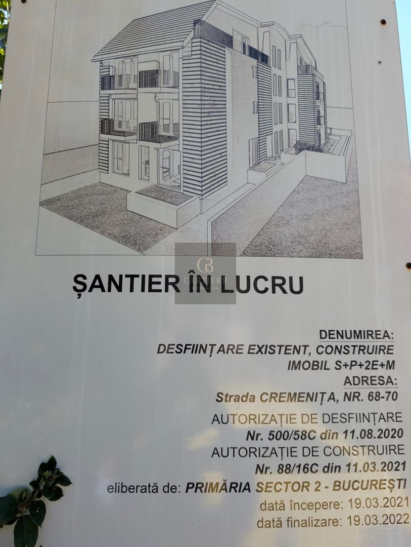 TEREN 490 MP | PROIECT AUTORIZAT PENTRU S+P+2E+M - Poză 2