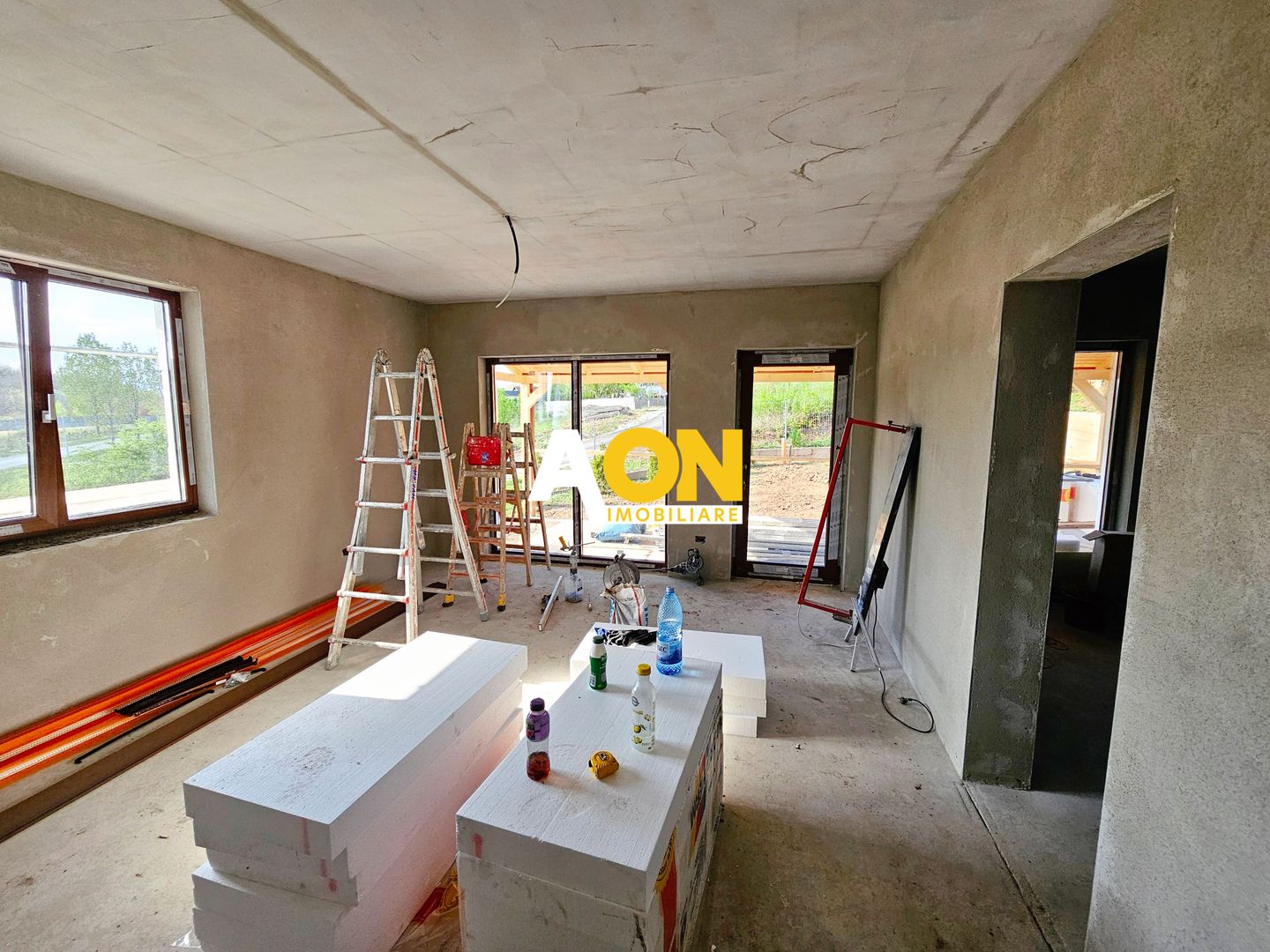 Casa la gri ( semifinisata ), 4 camere, 668 mp teren, com. Ciugud - Poză 7