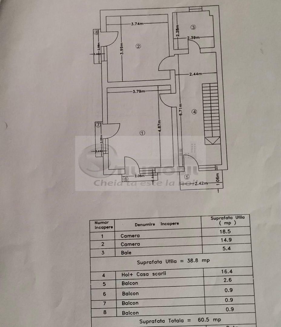 Vila D+P+1E Hlincea, 5 camere, 160 mp utili, teren 606 mp – 249.900 € - Poză 12