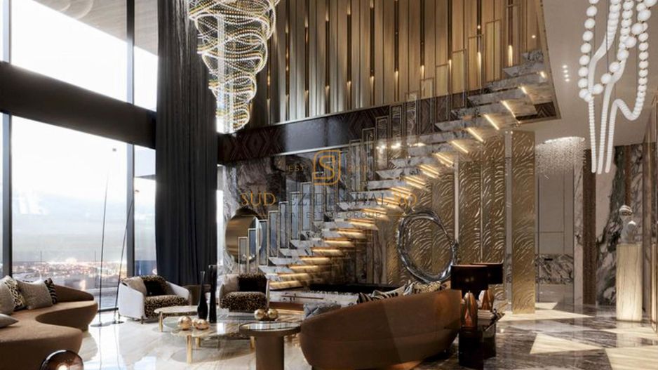 Penthouse Duplex, 4 camere, imobil lux, 184.65 mp - One High District - Poză 2