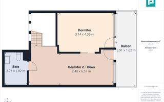 Penthouse 3 camere cu scară interioară ARED UTA - Poză 31