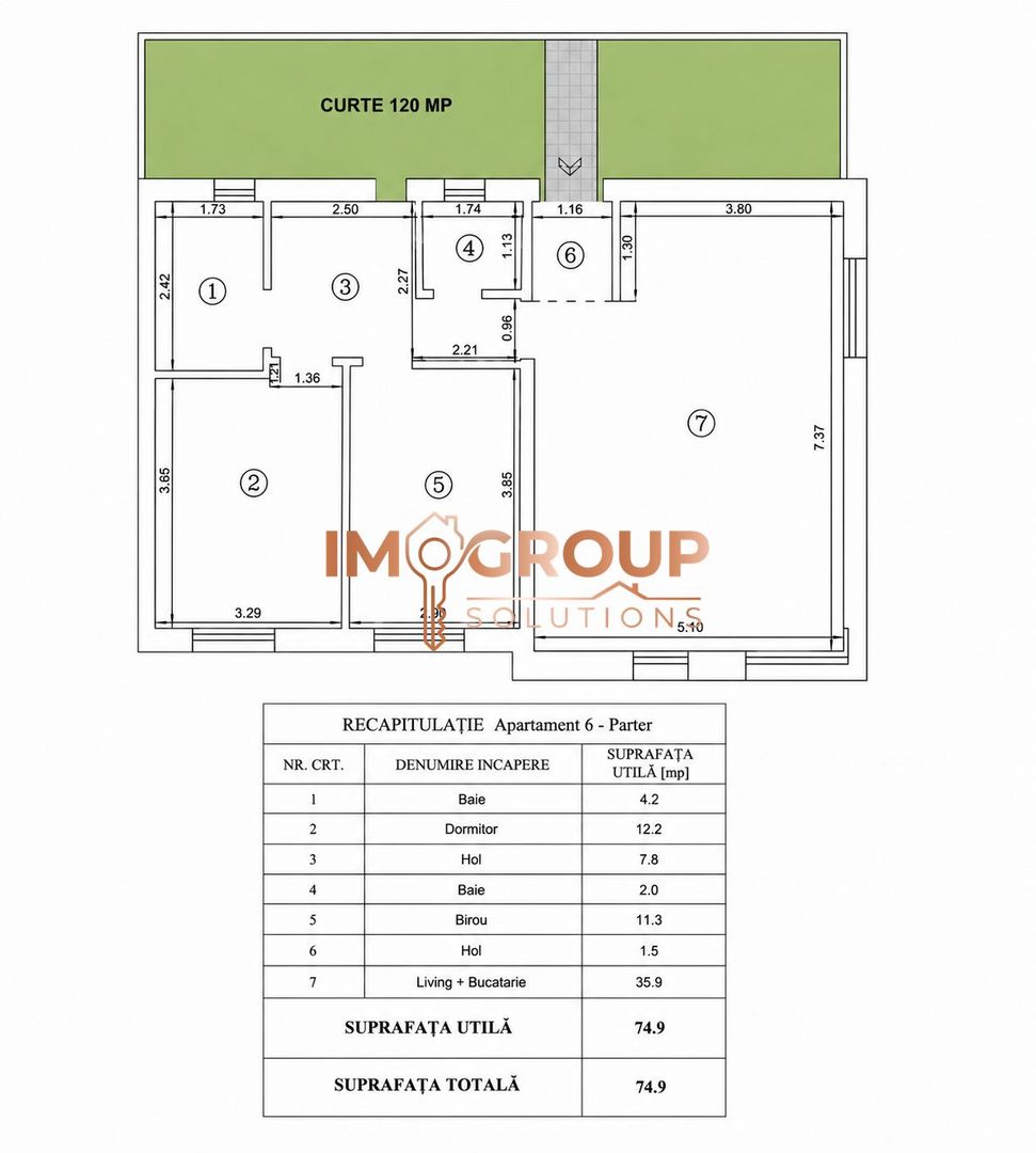 Rediu - 3 camere + gradina - tva si loc de parcare inclus in pret - Poză 1