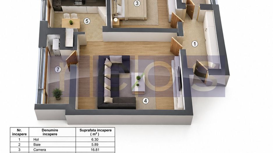 DE VANZARE 2 CAMERE PRELUNGIREA GHENCEA | PARCARE  | CARTIERUL LATIN - Poză 12