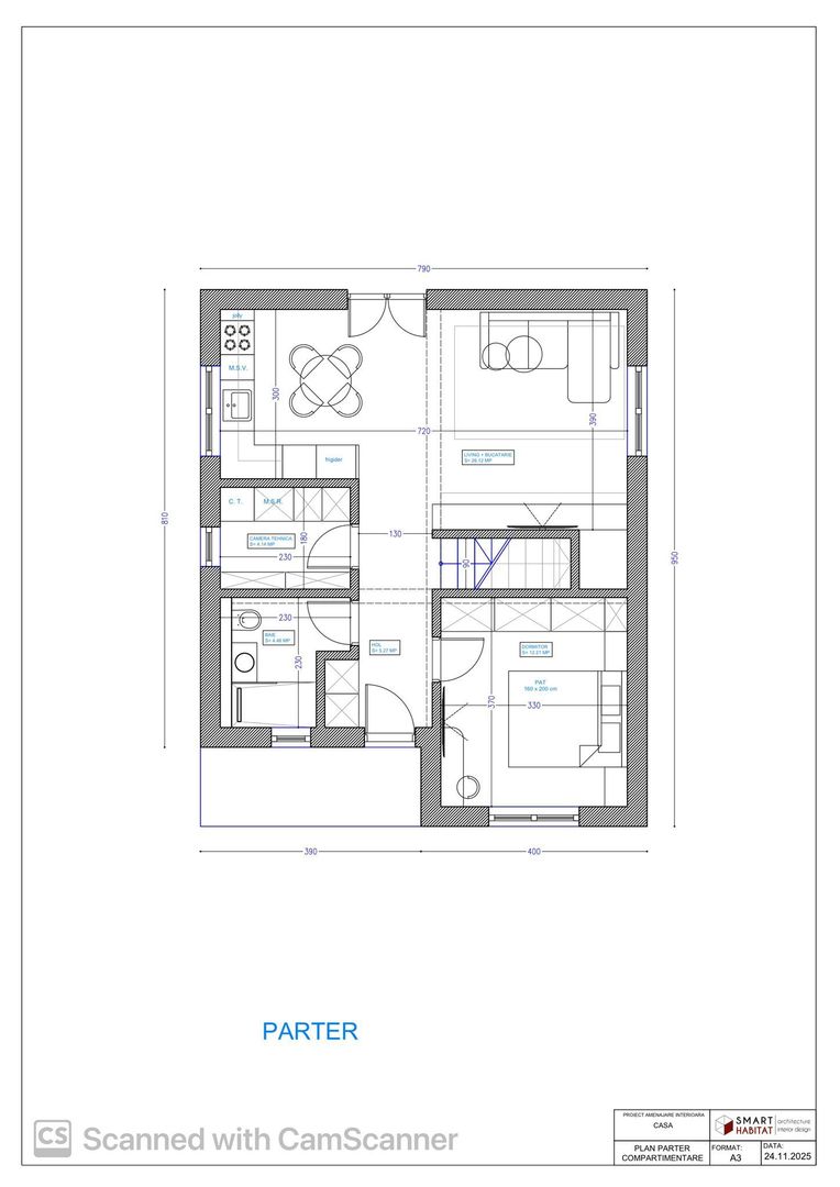 CASE INDIVIDUALE CLINCENI, TOATE UTILITATILE, 350 MP TEREN, COMIS 0% - Schiță 14