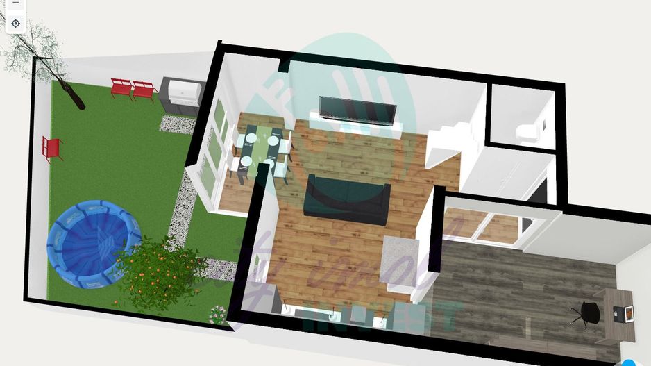 Apatament 2 camere cu gradina, Parcul Circului - Poză 1