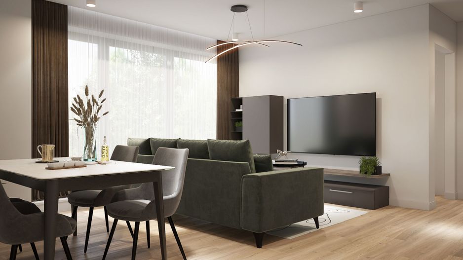 Apartament  2 camere zona BARBU VACARESCU | FABULOS VIEW| Fabrica de Glucoza - Poză 2