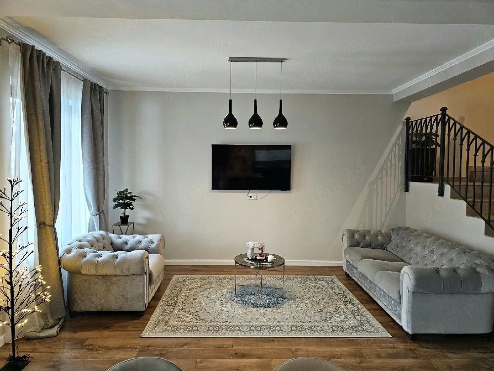 Duplex modern 5 camere 120 mp teren 335 mp Dumbravita Ferventia - Poză 1